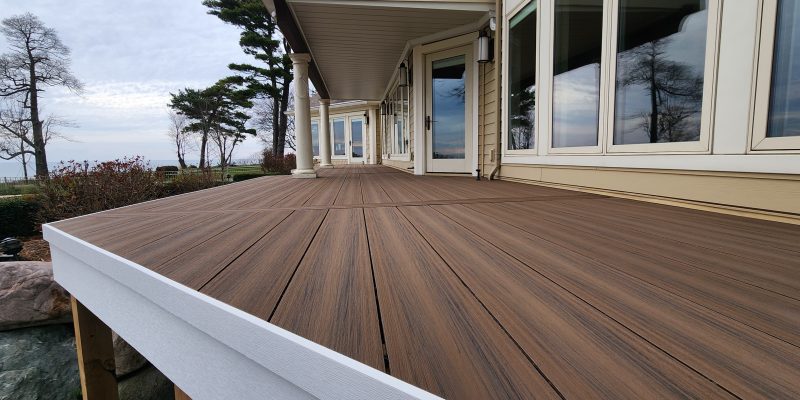 Wide composite deck board project